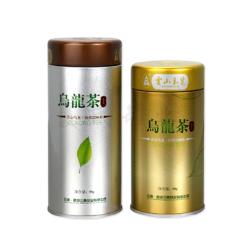 圆形乌龙茶叶铁皮罐,马口铁茶叶罐包装厂家