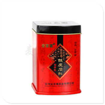 铁皮石斛铁罐,中药材包装盒,保健食品马口铁罐