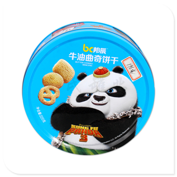 丹麦曲奇饼干盒生产,圆形曲奇饼干铁盒子