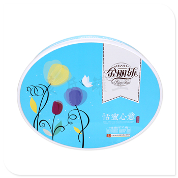 大号月饼圆盒铁盒,定做食品铁皮盒子