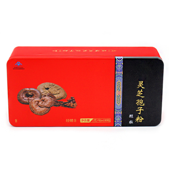 灵芝粉铁盒_医药马口铁包装盒定制