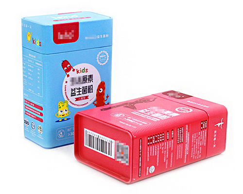 儿童益生菌粉马口铁盒