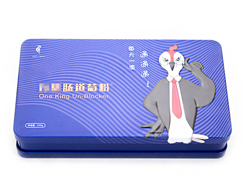 长方形肠道菊粉铁盒包装
